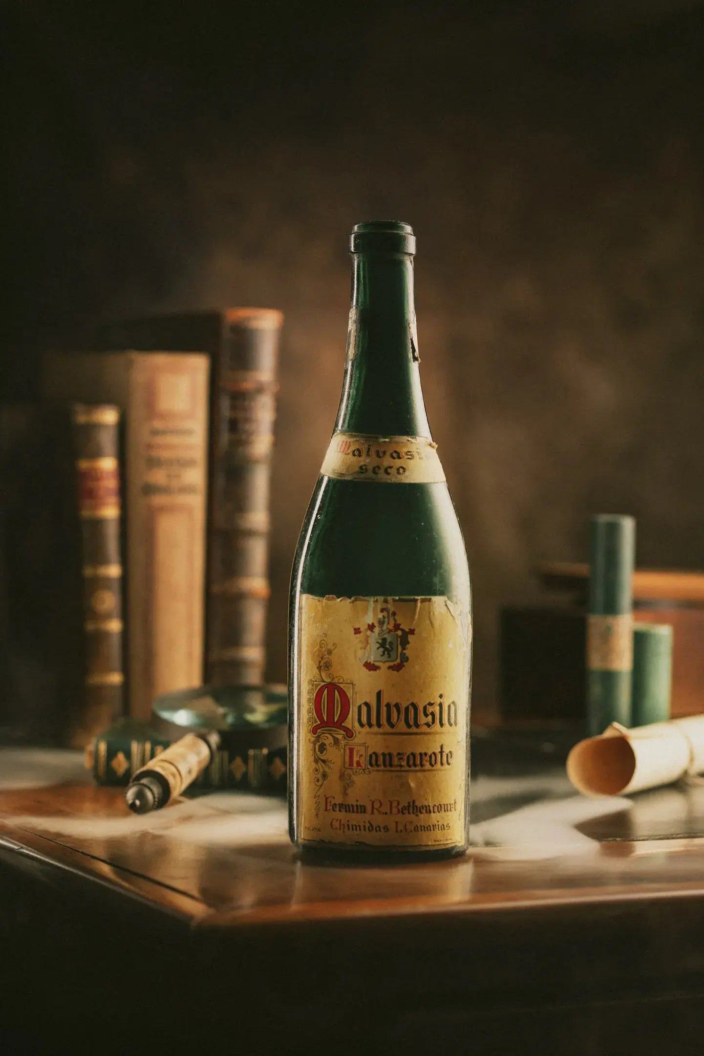 Vino Malvasía Volcánica Bodegas El Grifo Don Fermín Rodríguez Bethencourt Lanzarote 1775