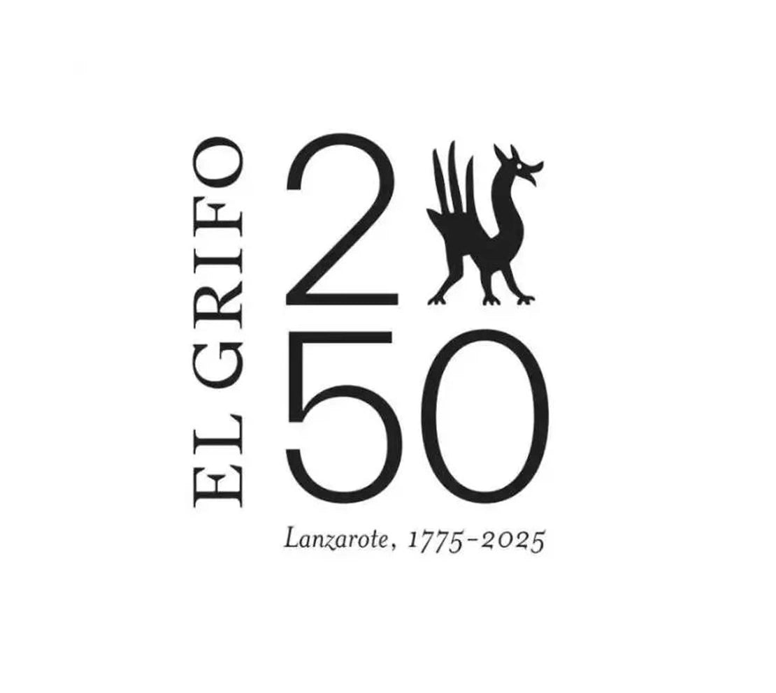 Logo 250 aniversario Bodegas EL GRIFO Lanzarote 1775-2025