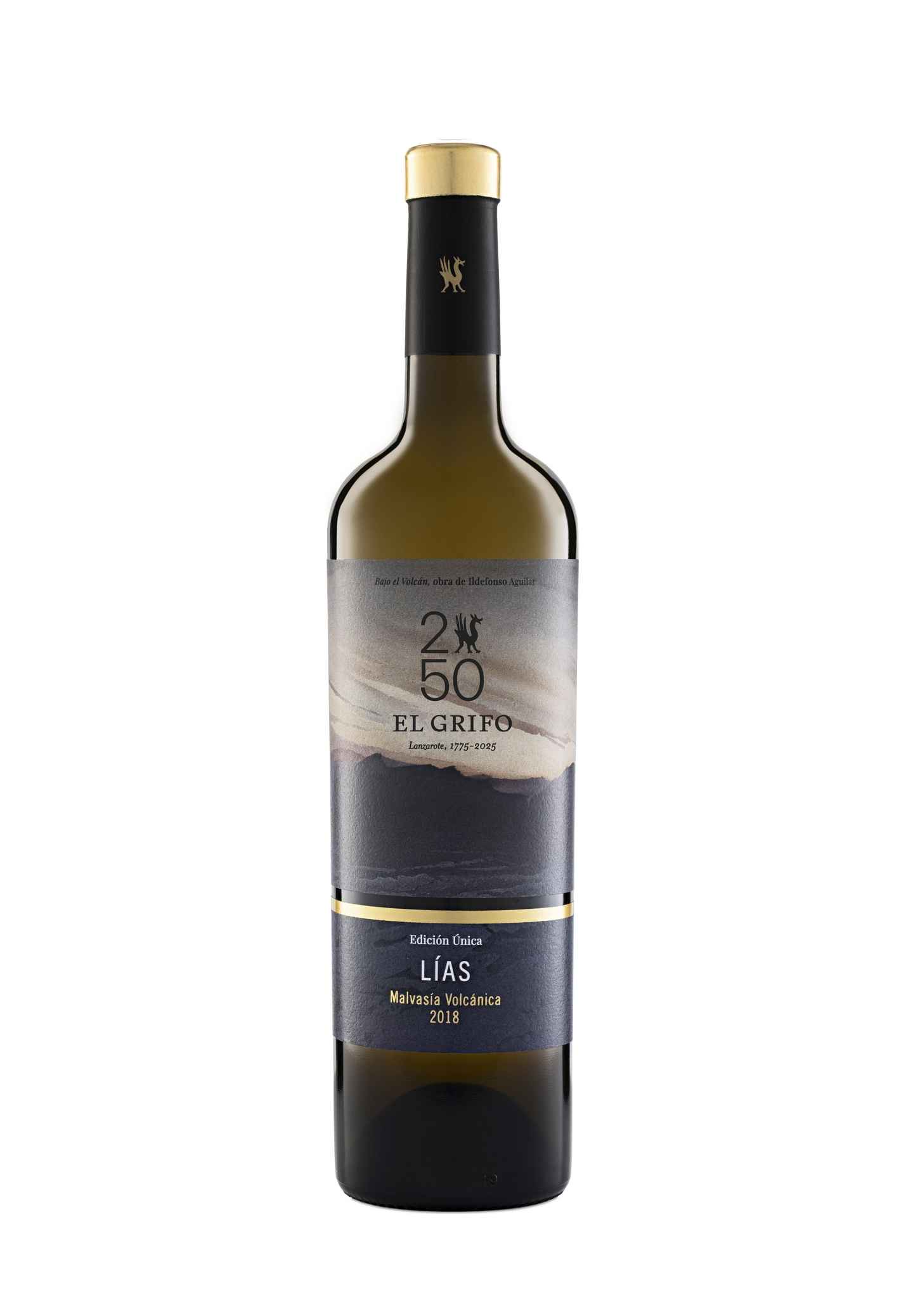 Malvasía Lías 2018 - vino conmemorativo del 250 aniversario Bodegas El Grifo 1775-2025