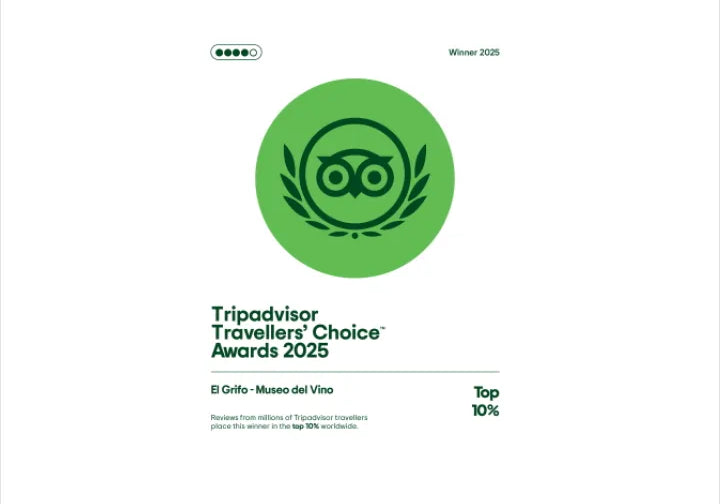 EL GRIFO, GALARDONADO CON EL PREMIO TRAVELLERS' CHOICE 2025 DE TRIPADVISOR