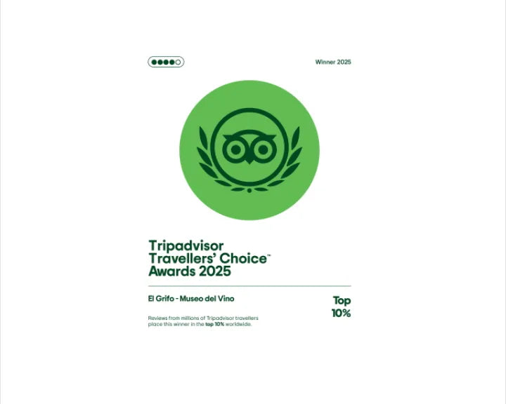 EL GRIFO, GALARDONADO CON EL PREMIO TRAVELLERS' CHOICE 2025 DE TRIPADVISOR