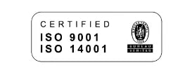 Logo de las ISO 9001 y 140001