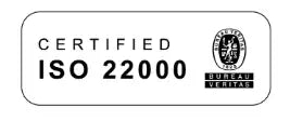 Logo Certificado ISO 22000