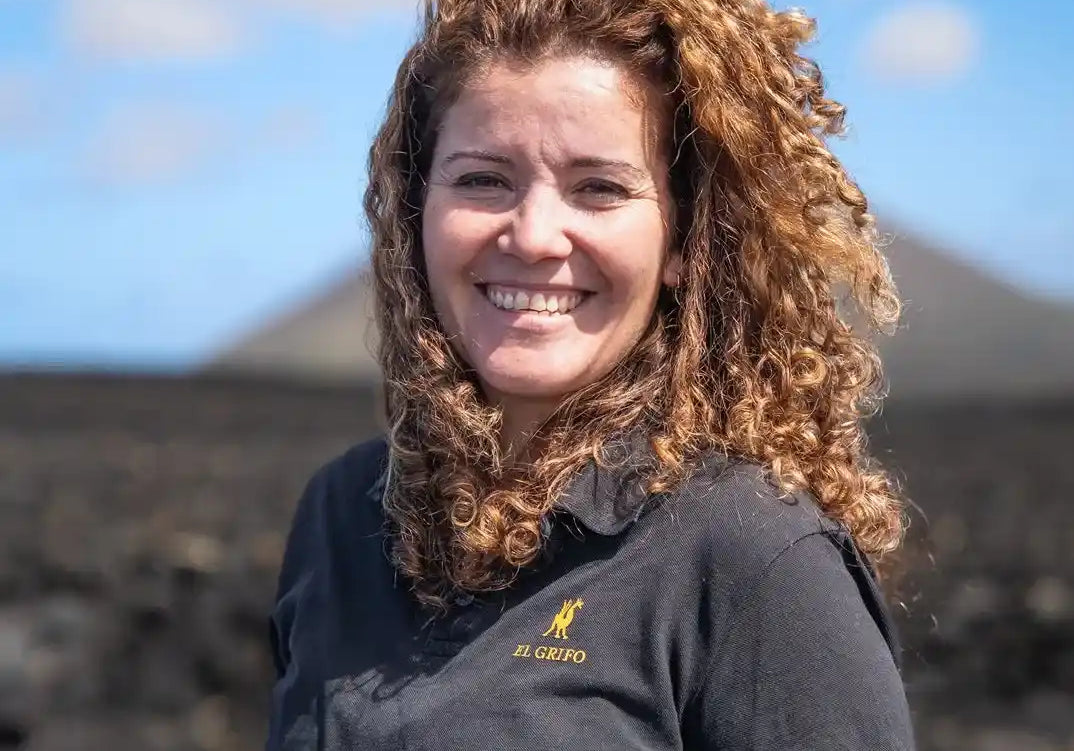 Patricia Pacheco Técnico de campo de la bodega EL GRIFO en Lanzarote