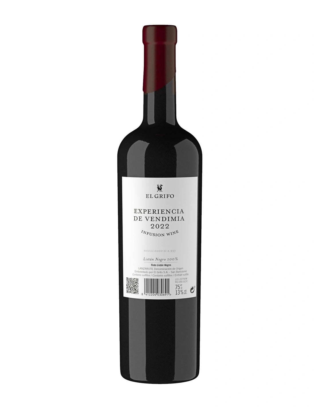 Vino EL GRIFO infusion wine Experiencia de vendimia listan negro
